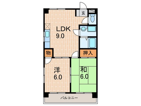 プチメゾン南甲子園の物件間取画像